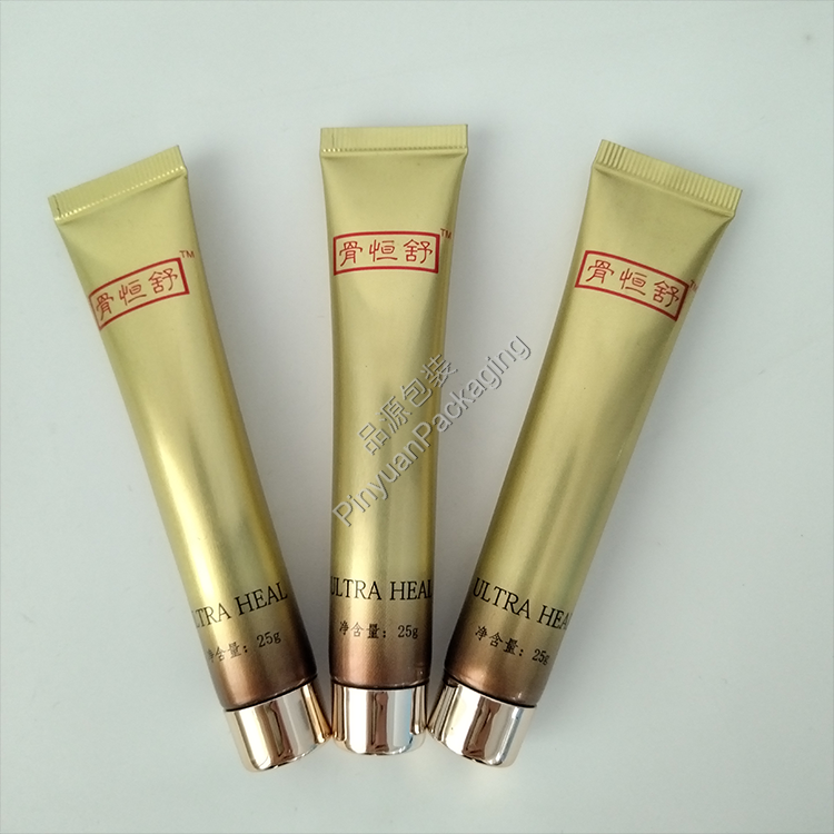 D19 25g Medical-grade Skin Repair Cream ABL Cosmetic Tube with Rose Gold-plated Srew Cap