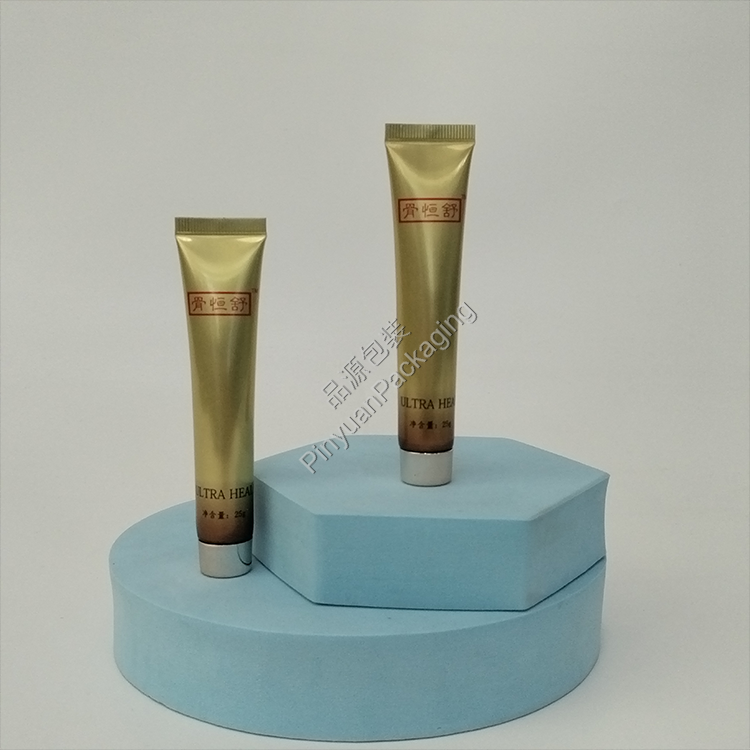 D19 25g Medical-grade Skin Repair Cream ABL Cosmetic Tube with Rose Gold-plated Srew Cap
