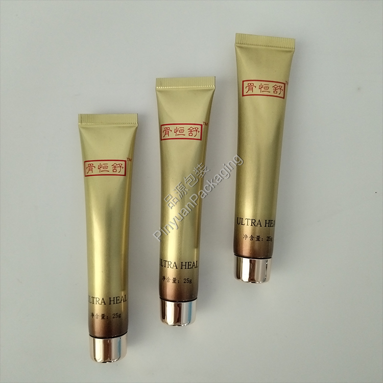 D19 25g Medical-grade Skin Repair Cream ABL Cosmetic Tube with Rose Gold-plated Srew Cap