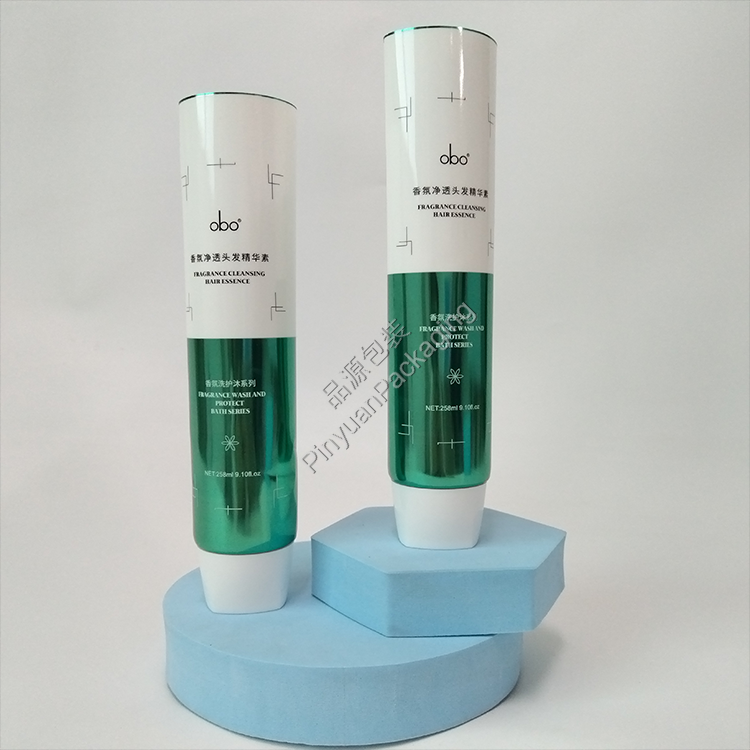 D50 258ml Hair Essence PBL Cosmetic Tube with White Screw Cap