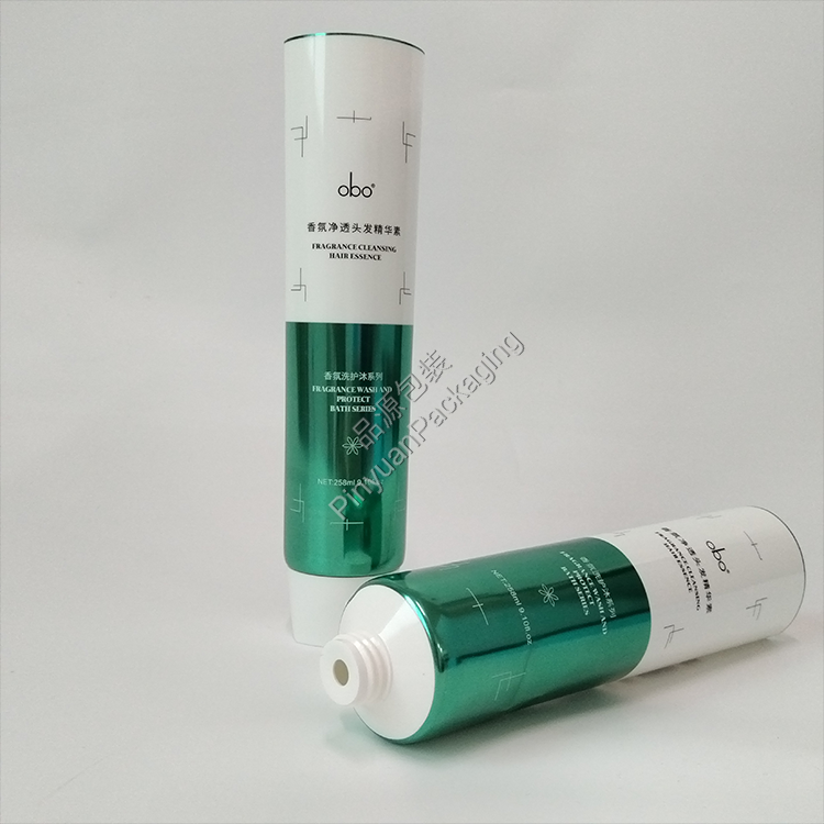 D50 258ml Hair Essence PBL Cosmetic Tube with White Screw Cap