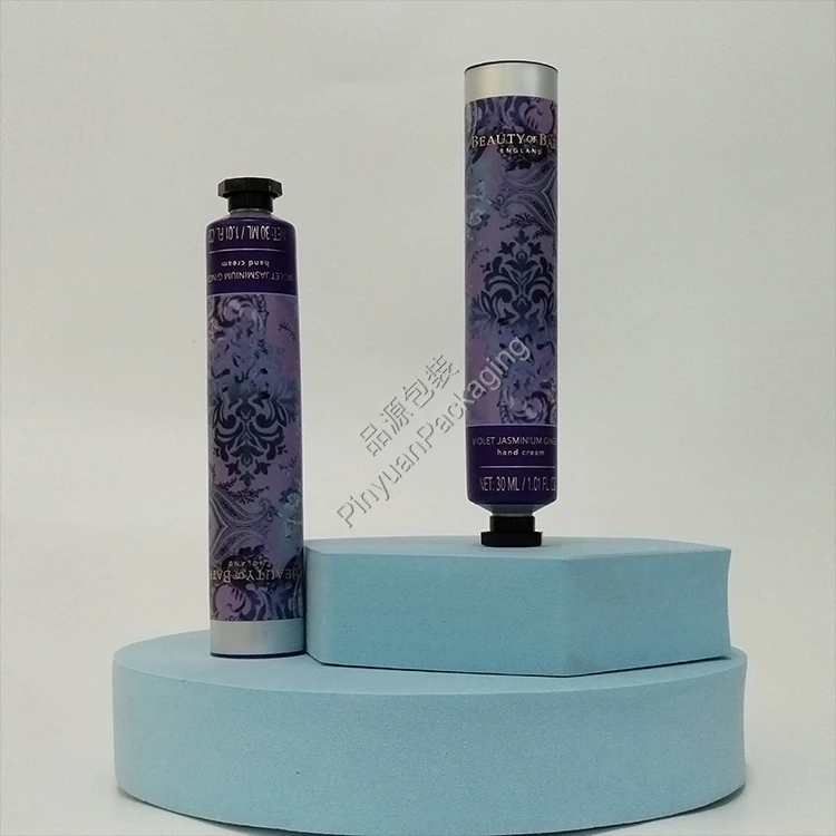 D25 30ml Hand Cream ABL Cosmetic Tube with Black Octagonal Screw Cap