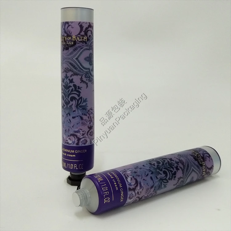 D25 30ml Hand Cream ABL Cosmetic Tube with Black Octagonal Screw Cap