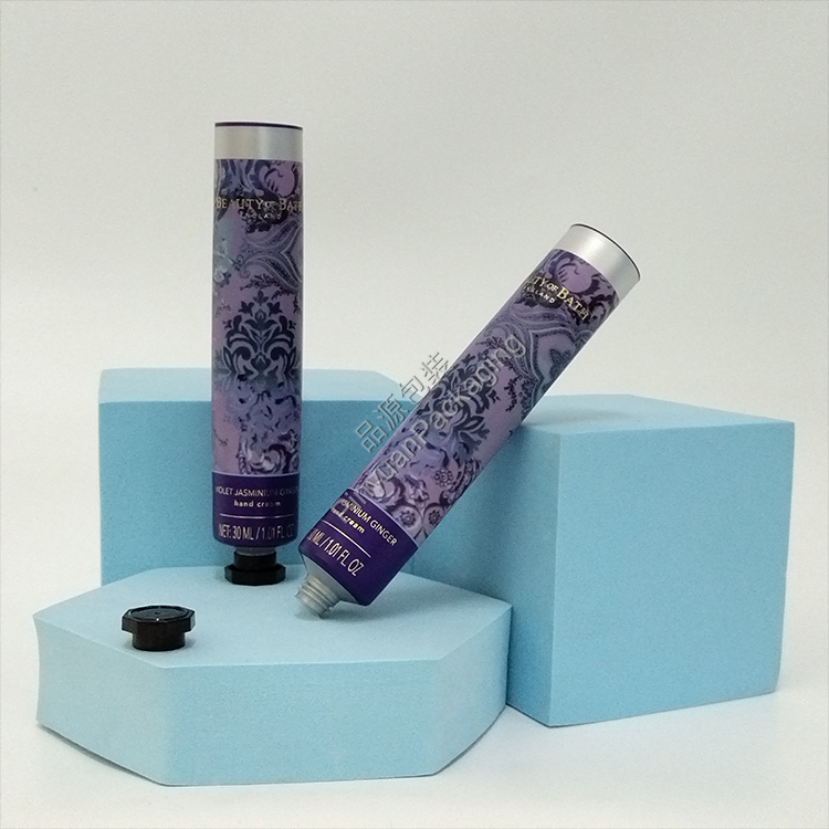 D25 30ml Hand Cream ABL Cosmetic Tube with Black Octagonal Screw Cap