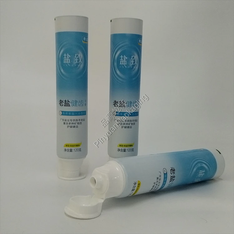 D35 120g Toothpaste ABL Cosmetic Tube with White Doctor Flip-top Cap