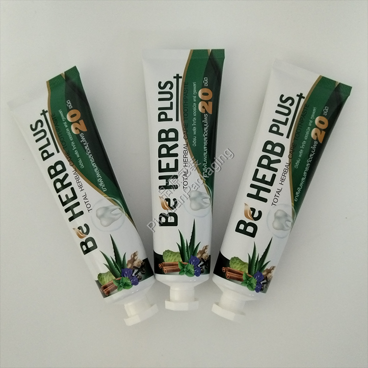 D35 80g Toothpaste ABL Cosmetic Tube with White Octagonal Cap