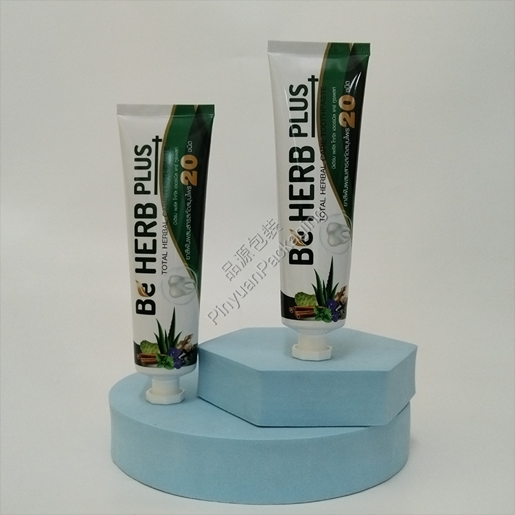 D35 80g Toothpaste ABL Cosmetic Tube with White Octagonal Cap
