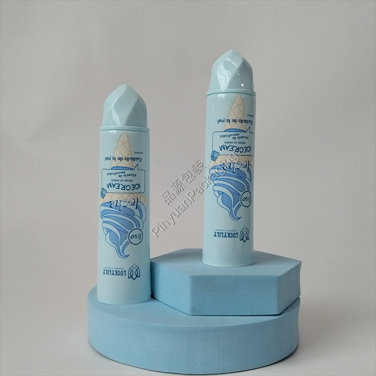 D40 120ml Hand Cream Body Cream PBL Cosmetic Tube with Ice Cream Screw Cap