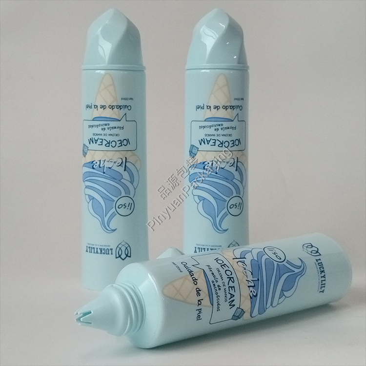 D40 120ml Hand Cream Body Cream PBL Cosmetic Tube with Ice Cream Screw Cap