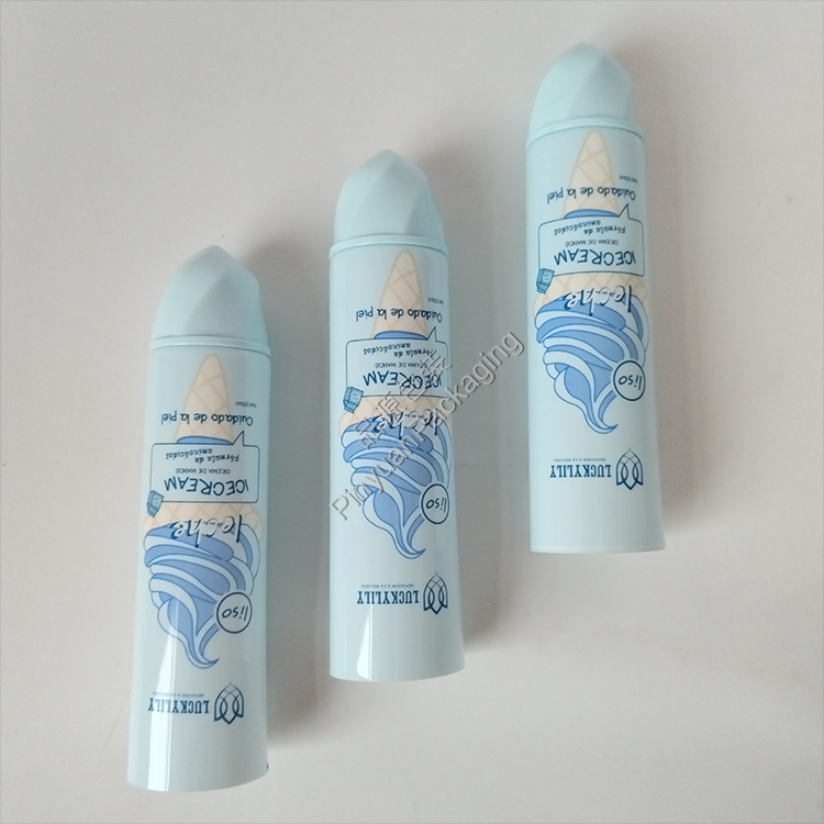 D40 120ml Hand Cream Body Cream PBL Cosmetic Tube with Ice Cream Screw Cap