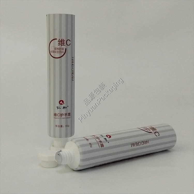 D30 60g Hand Cream ABL Cosmetic Tube with White Octagonal Cap