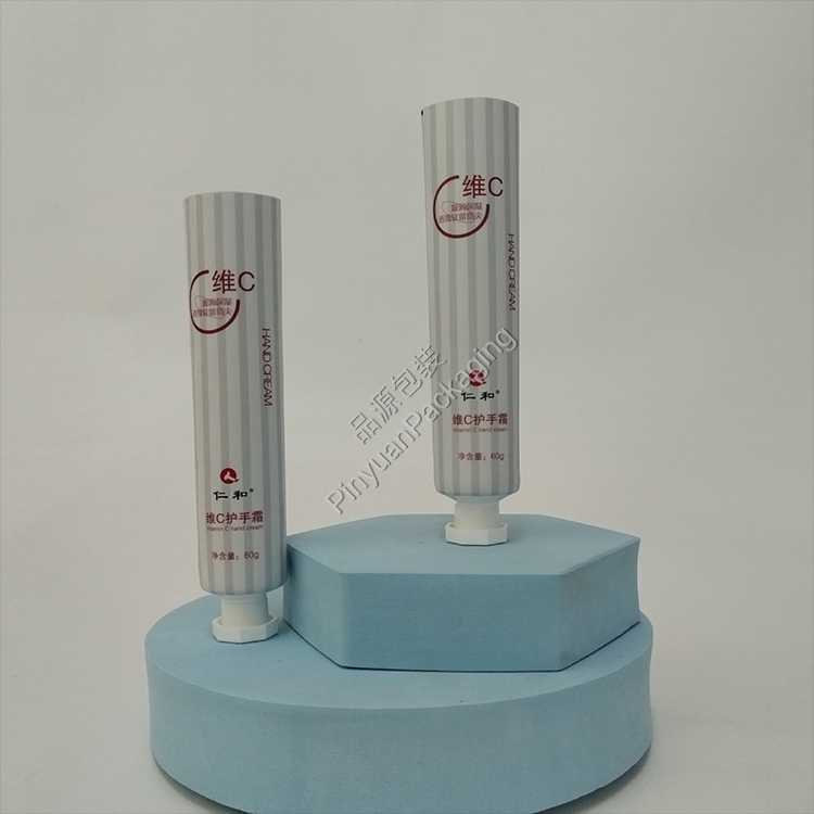 D30 60g Hand Cream ABL Cosmetic Tube with White Octagonal Cap