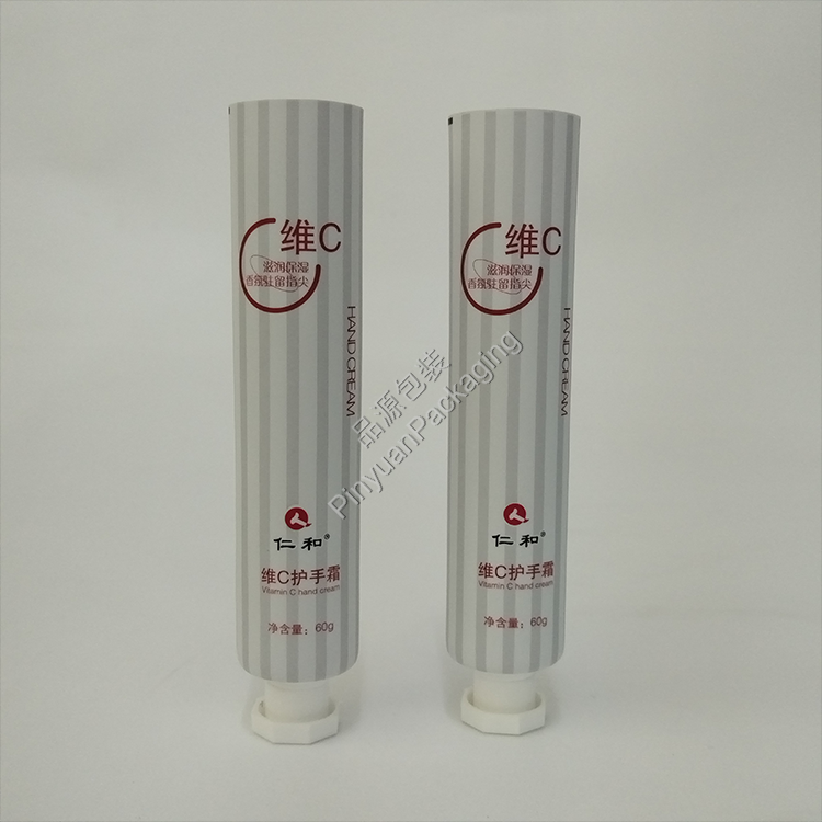D30 60g Hand Cream ABL Cosmetic Tube with White Octagonal Cap