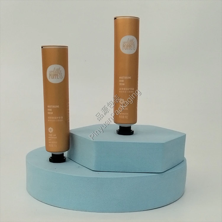 D25 30g Hand Cream ABL Cosmetic Tube with Black Octagonal Cap