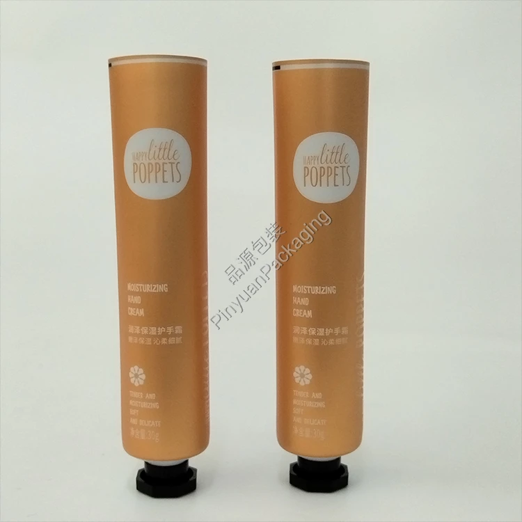D25 30g Hand Cream ABL Cosmetic Tube with Black Octagonal Cap