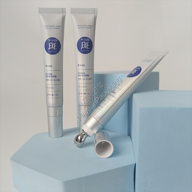 D19 20g Eye Cream Laser ABL Cosmetic Tube with Laser ​Silver-plated Cylindrical Cap