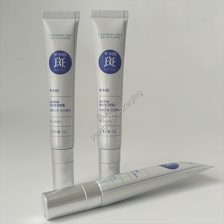 D19 20g Eye Cream Laser ABL Cosmetic Tube with Laser ​Silver-plated Cylindrical Cap