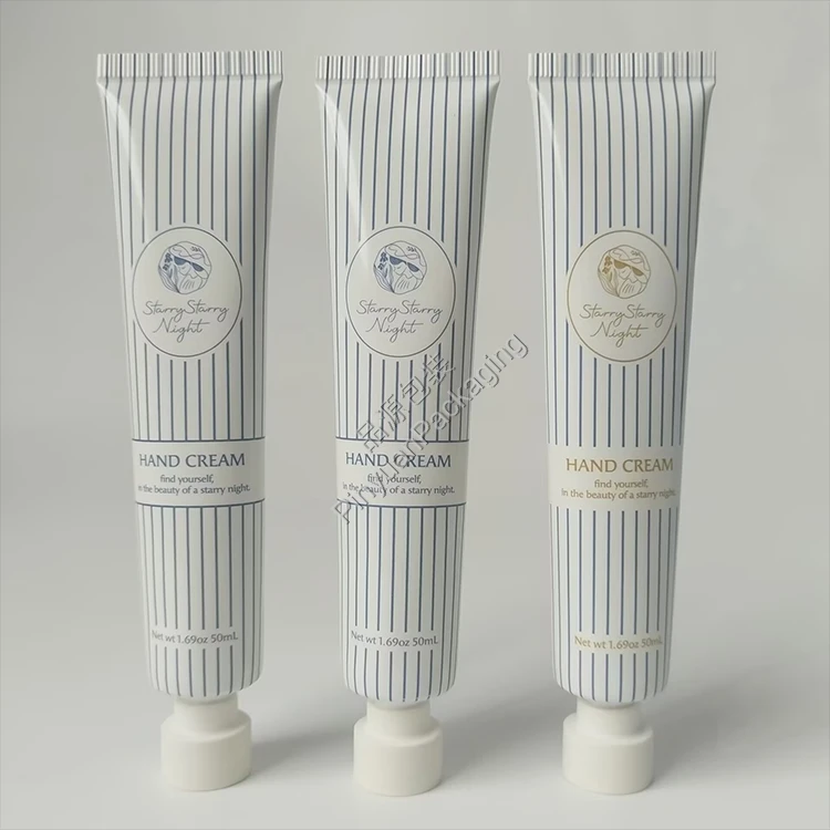 D25 50ml Hand Cream ABL Cosmetic Tube with T-shaped Screw Cap