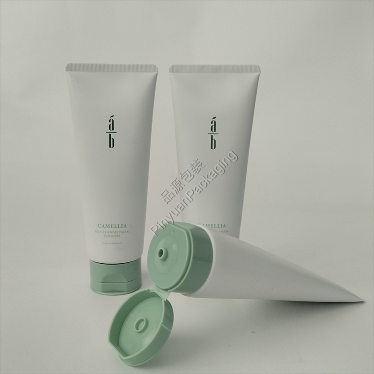 D45 130g Facial Cleanser ABL Cosmetic Tube with Korea-style Flip-top Cap