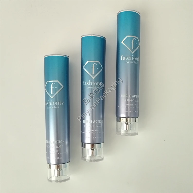 D35 100ml Overnight Mask ABL Cosmetic Tube with Acrylic Screw Cap