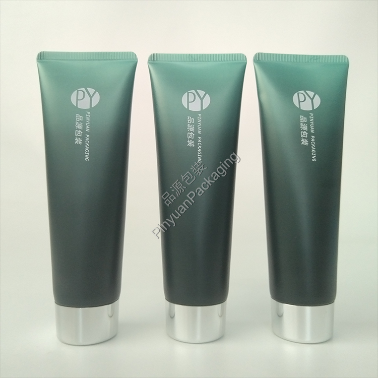 D40 120ml Skincare Cream ABL Cosmetic Tube with Silver-plated Screw Cap