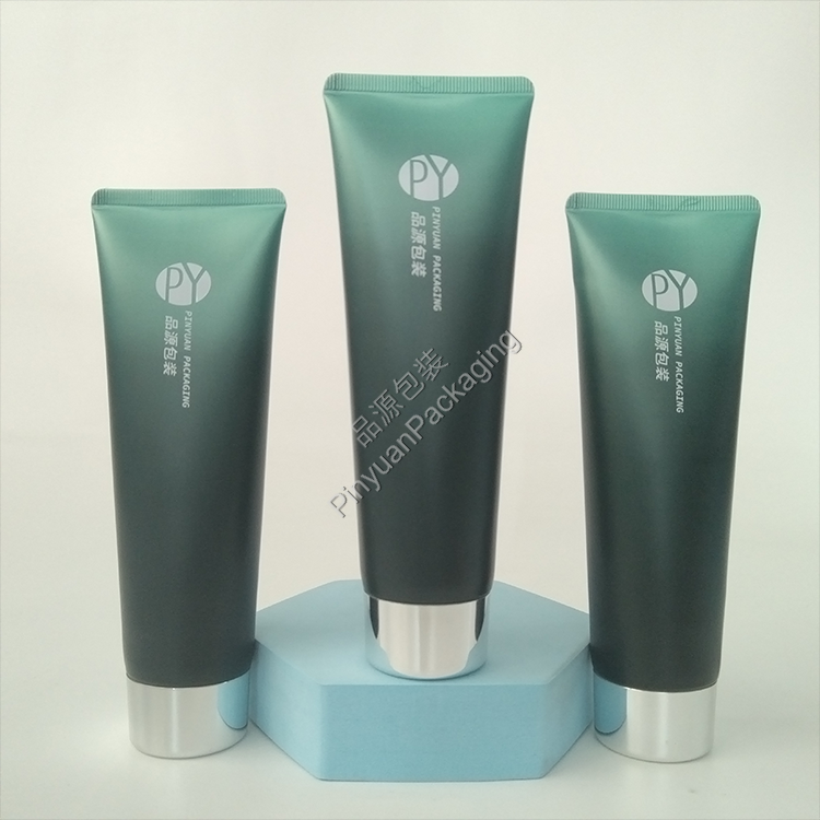 D40 120ml Skincare Cream ABL Cosmetic Tube with Silver-plated Screw Cap
