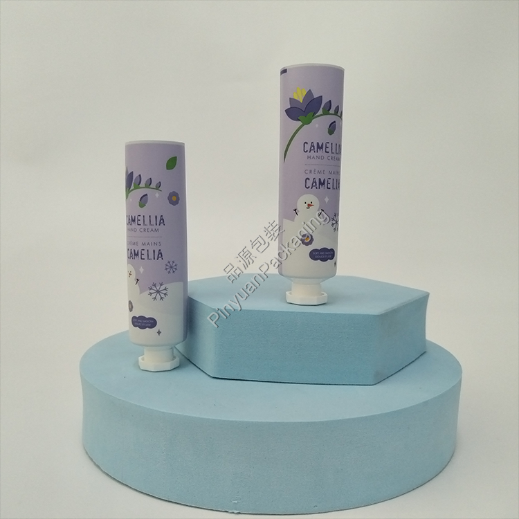 D25 20g Hand Cream ABL Cosmetic Tube with White Octagonal Screw Cap