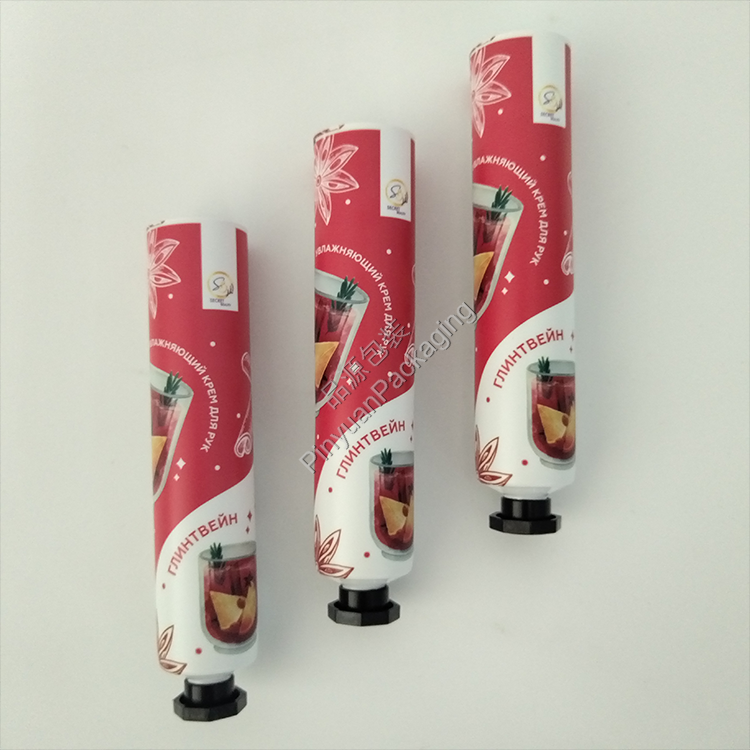 D25 30g Hand Cream ABL Cosmetic Tube with Black Octagonal Screw Cap