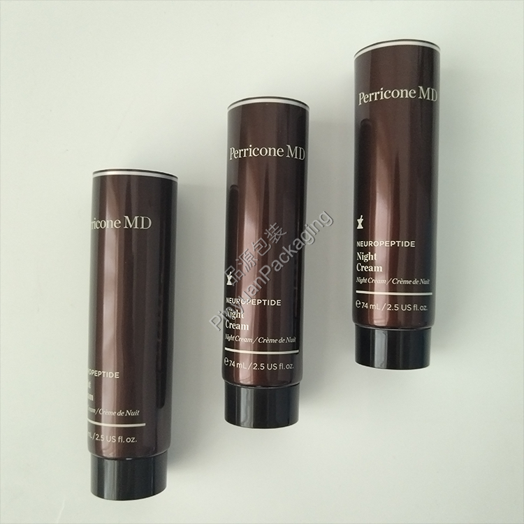 D35 74ml Night Cream ABL Cosmetic Tube with Black Screw Cap