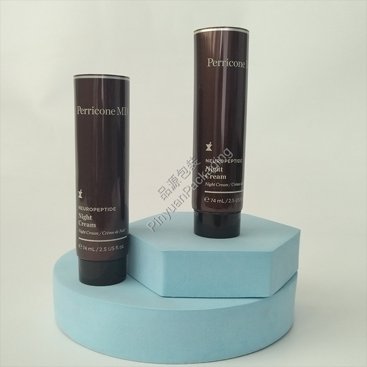 D35 74ml Night Cream ABL Cosmetic Tube with Black Screw Cap