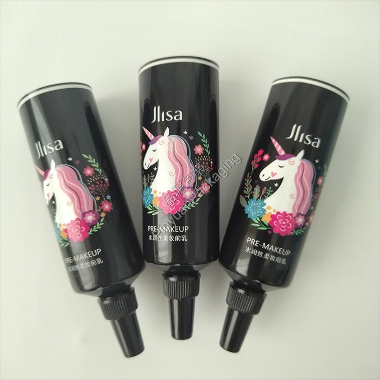 D25 15g Pre-Makeup Cream ABL Cosmetic Tube with Black Nozzle Screw Cap