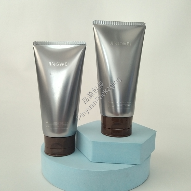 D50 150g Facial Cleanser ABL Cosmetic Tube with Brown Flip-top Cap