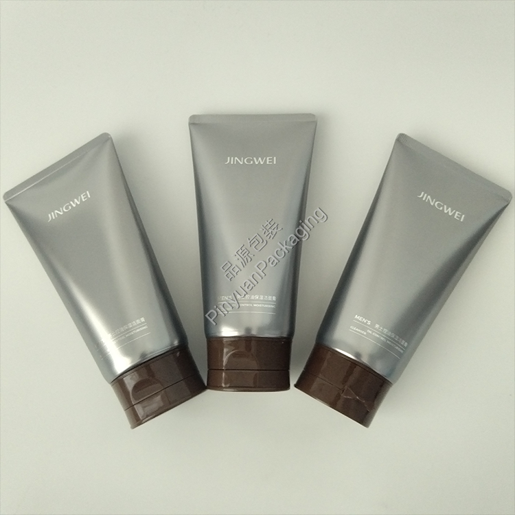 D50 150g Facial Cleanser ABL Cosmetic Tube with Brown Flip-top Cap