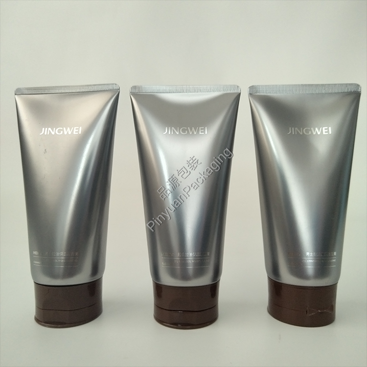 D50 150g Facial Cleanser ABL Cosmetic Tube with Brown Flip-top Cap