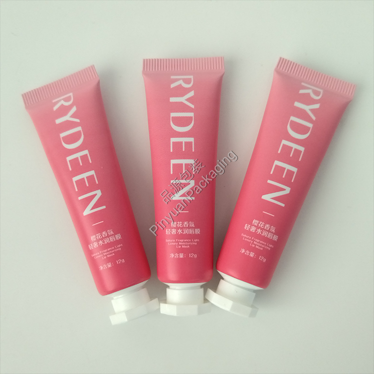 D19 12g Lip Mask ABL Cosmetic Tube with Octagonal Screw Cap