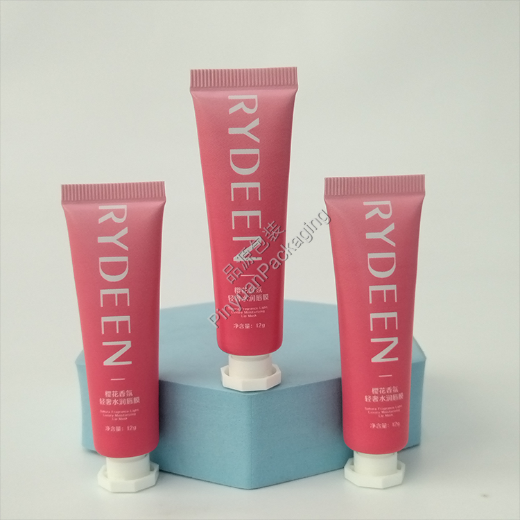 D19 12g Lip Mask ABL Cosmetic Tube with Octagonal Screw Cap