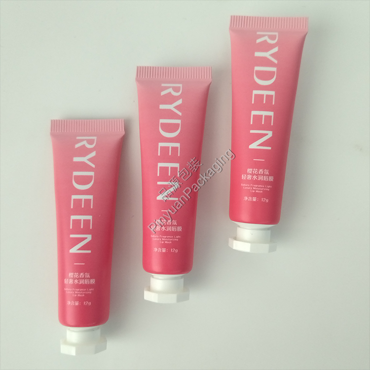 D19 12g Lip Mask ABL Cosmetic Tube with Octagonal Screw Cap