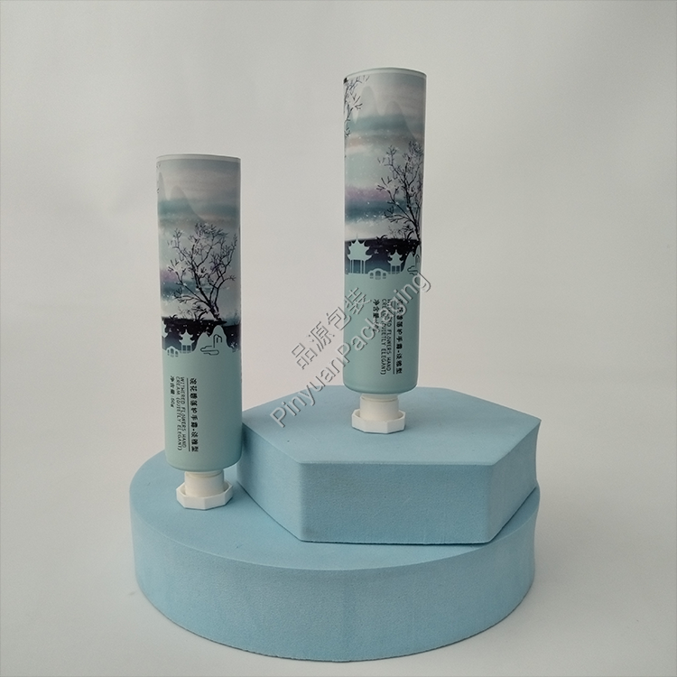 D30 50g Flowers Hand Cream ABL Cosmetic Tube with Octagonal Screw Cap