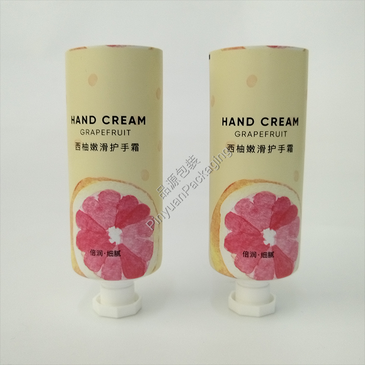 D40 50g Hand Cream ABL Cosmetic Tube with White Octagonal Screw Cap