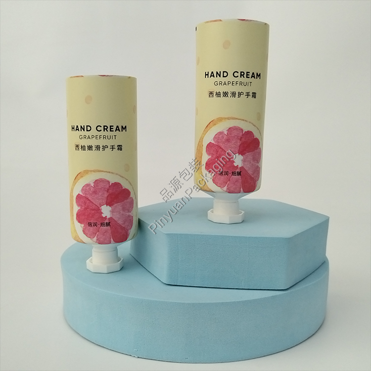 D40 50g Hand Cream ABL Cosmetic Tube with White Octagonal Screw Cap