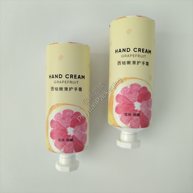 D40 50g Hand Cream ABL Cosmetic Tube with White Octagonal Screw Cap