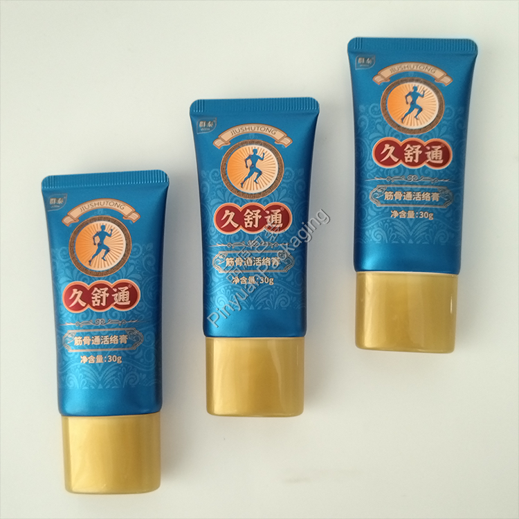 D30 30g Muscle and Joint Relief Balm Ointment ABL Cosmetic Tube with Yellow Oval Screw Cap