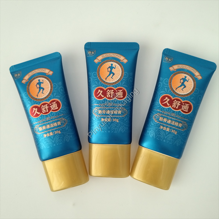 D30 30g Muscle and Joint Relief Balm Ointment ABL Cosmetic Tube with Yellow Oval Screw Cap