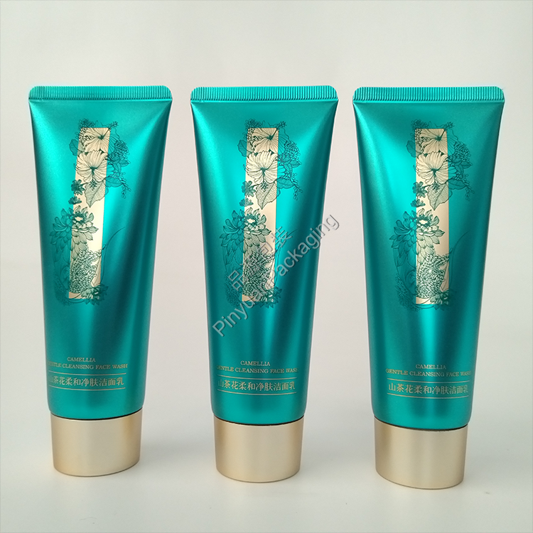 D40 120g Cleansing Face Wash Lotion ABL Cosmetic Tube with Gold-plated Screw Cap