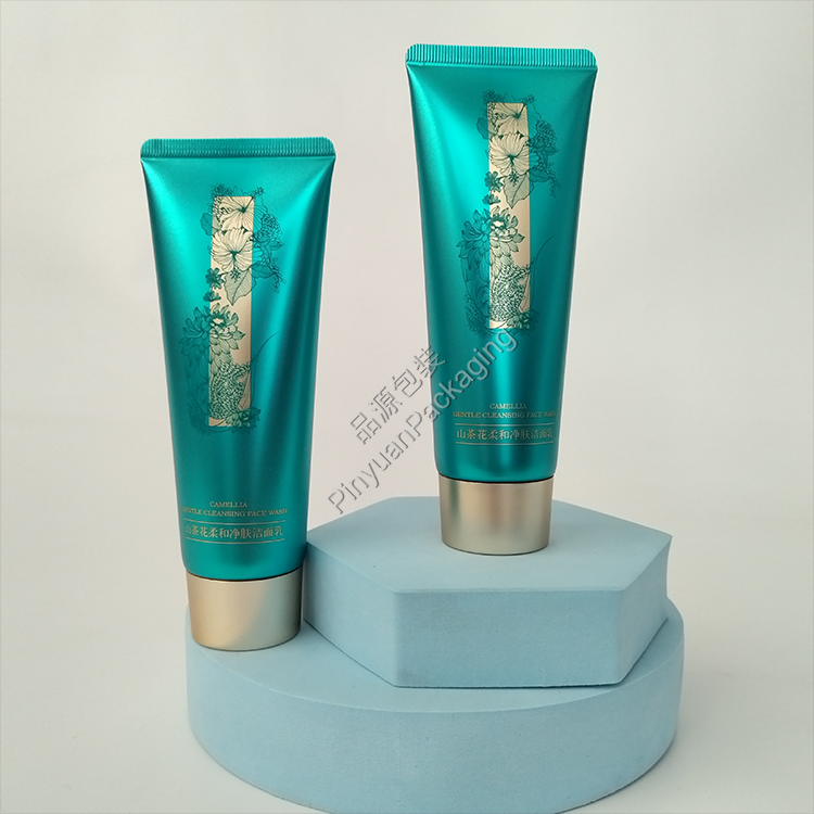 D40 120g Cleansing Face Wash Lotion ABL Cosmetic Tube with Gold-plated Screw Cap