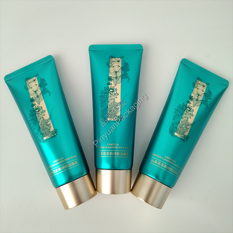 D40 120g Cleansing Face Wash Lotion ABL Cosmetic Tube with Gold-plated Screw Cap