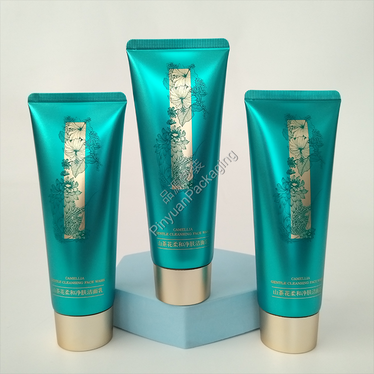 D40 120g Cleansing Face Wash Lotion ABL Cosmetic Tube with Gold-plated Screw Cap