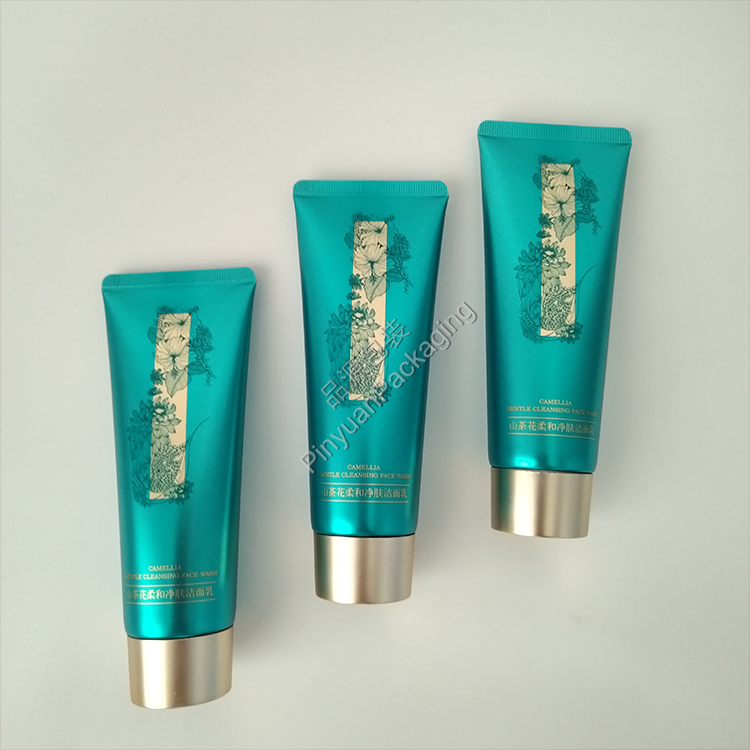 D40 120g Cleansing Face Wash Lotion ABL Cosmetic Tube with Gold-plated Screw Cap