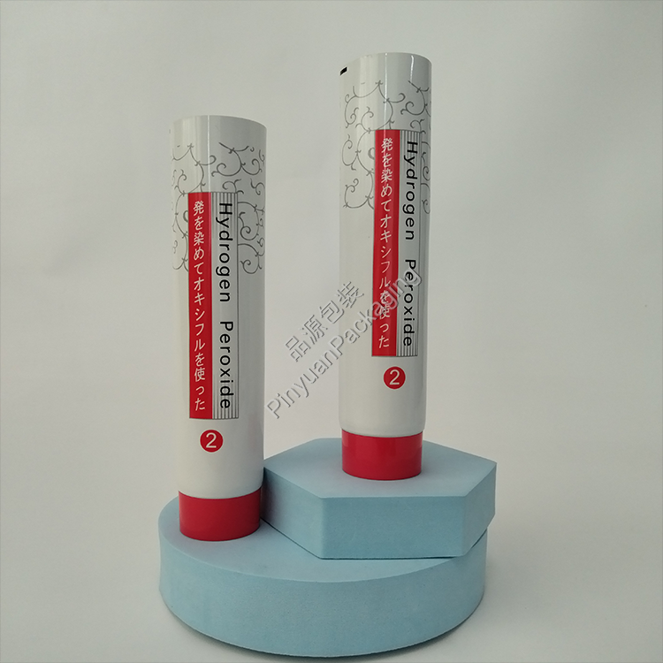 D45 200ml Hair Colors Cream ABL Cosmetic Tube with Red Screw Cap