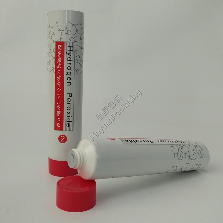 D45 200ml Hair Colors Cream ABL Cosmetic Tube with Red Screw Cap